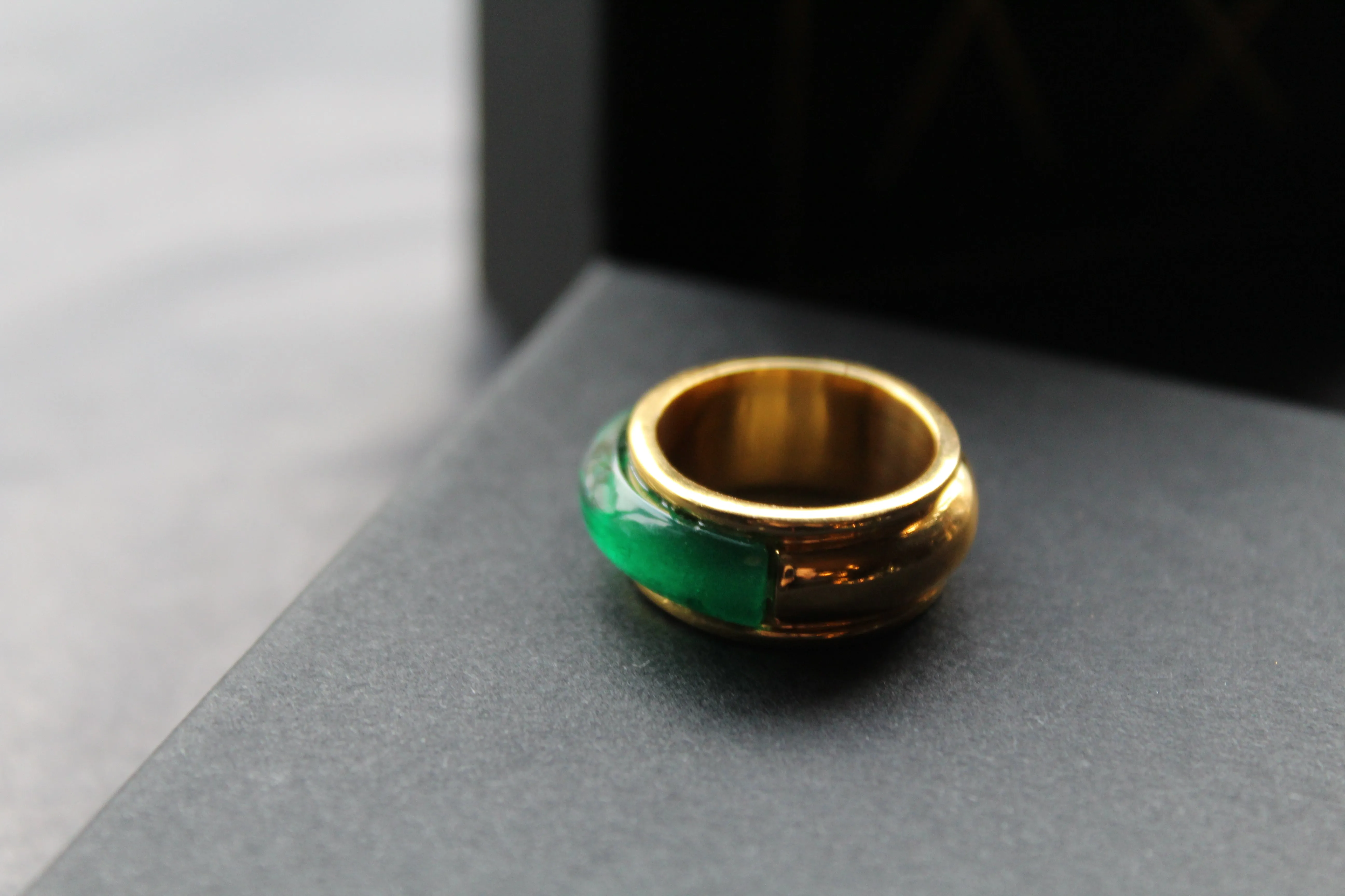 Emerald Green Cocktail Ring
