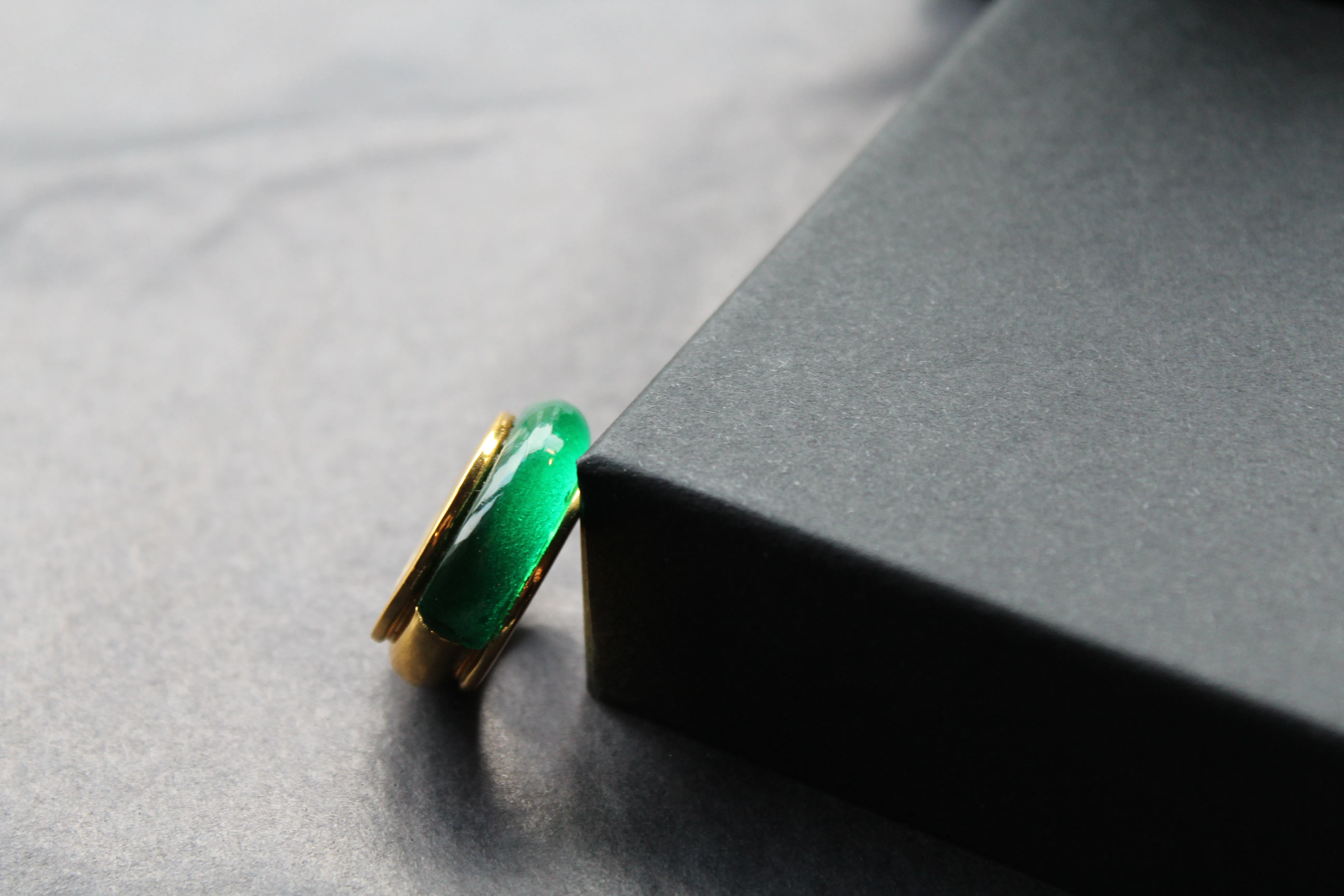 Emerald Green Cocktail Ring