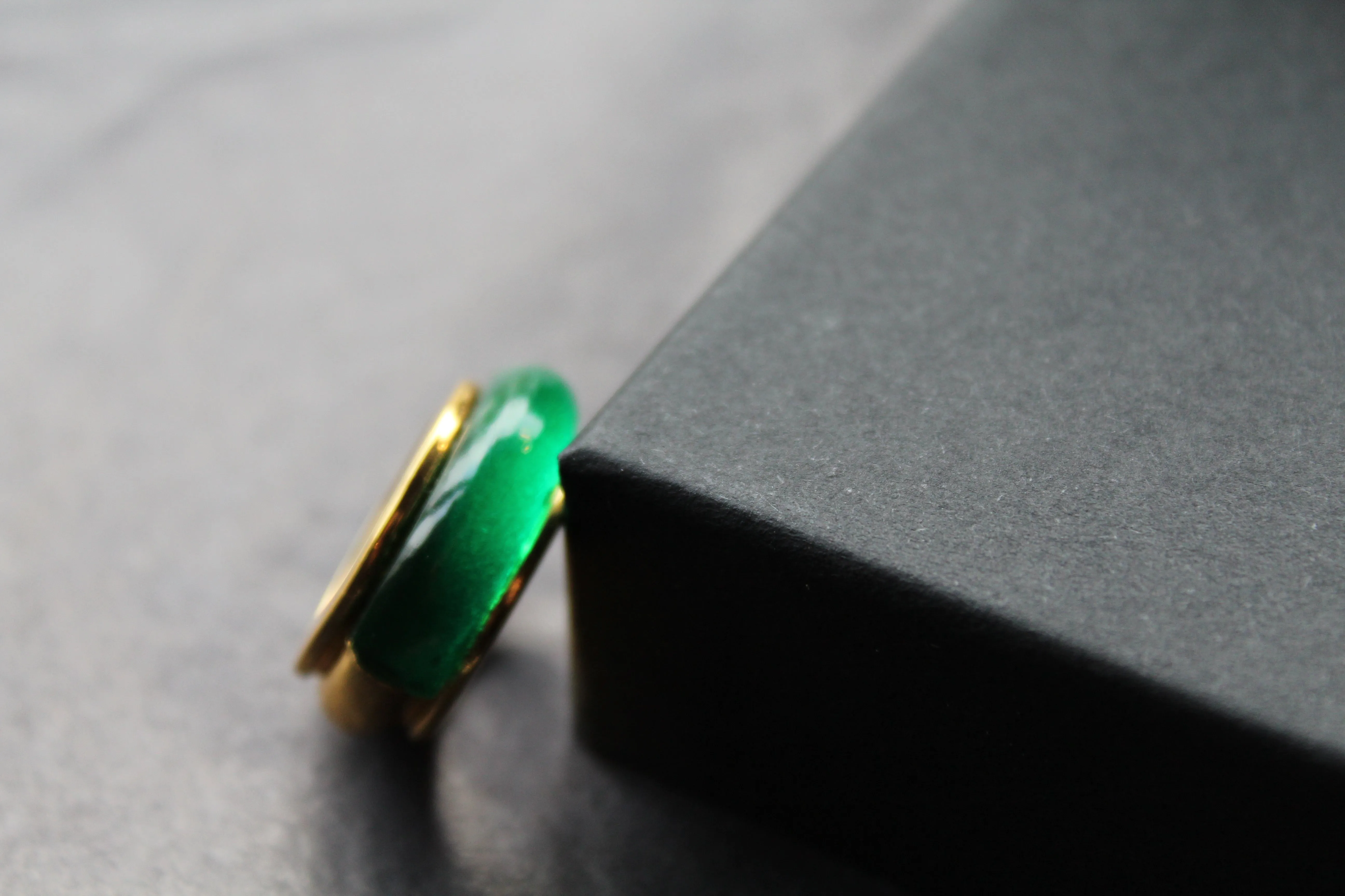 Emerald Green Cocktail Ring