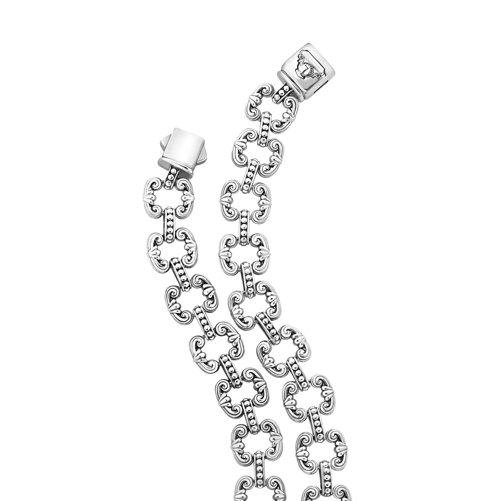 Empress Hematite and Diamond Statement Necklace