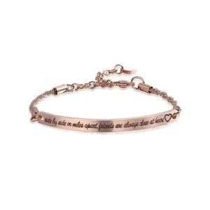 Engraved Best Friend Bangle Bracelet