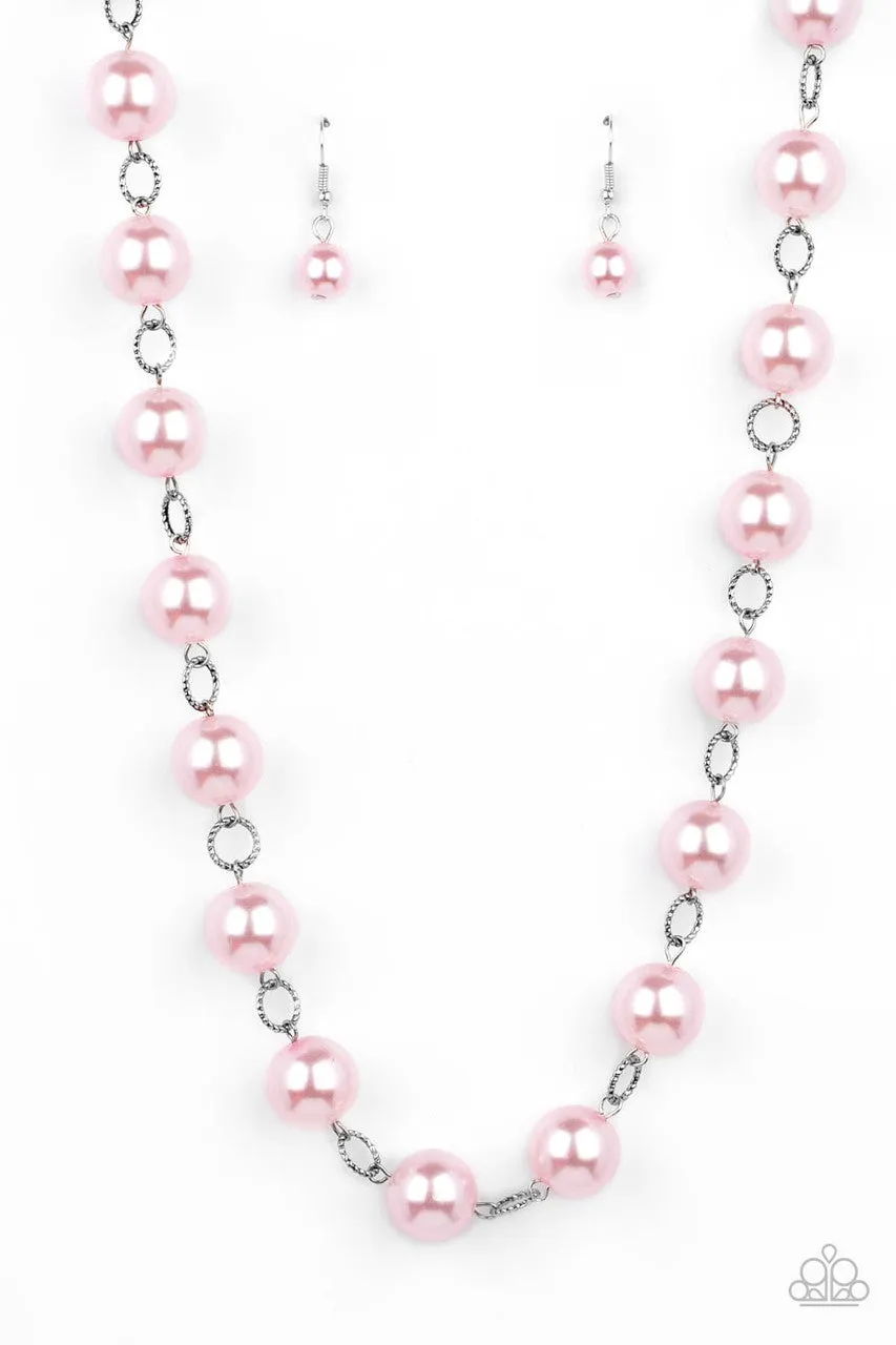 Ensconced in Elegance Pink Paparazzi Necklace