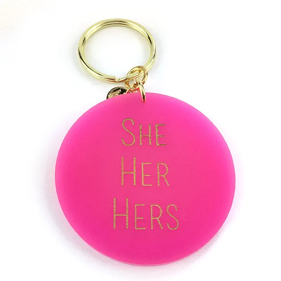 Equality For All Round Keychain