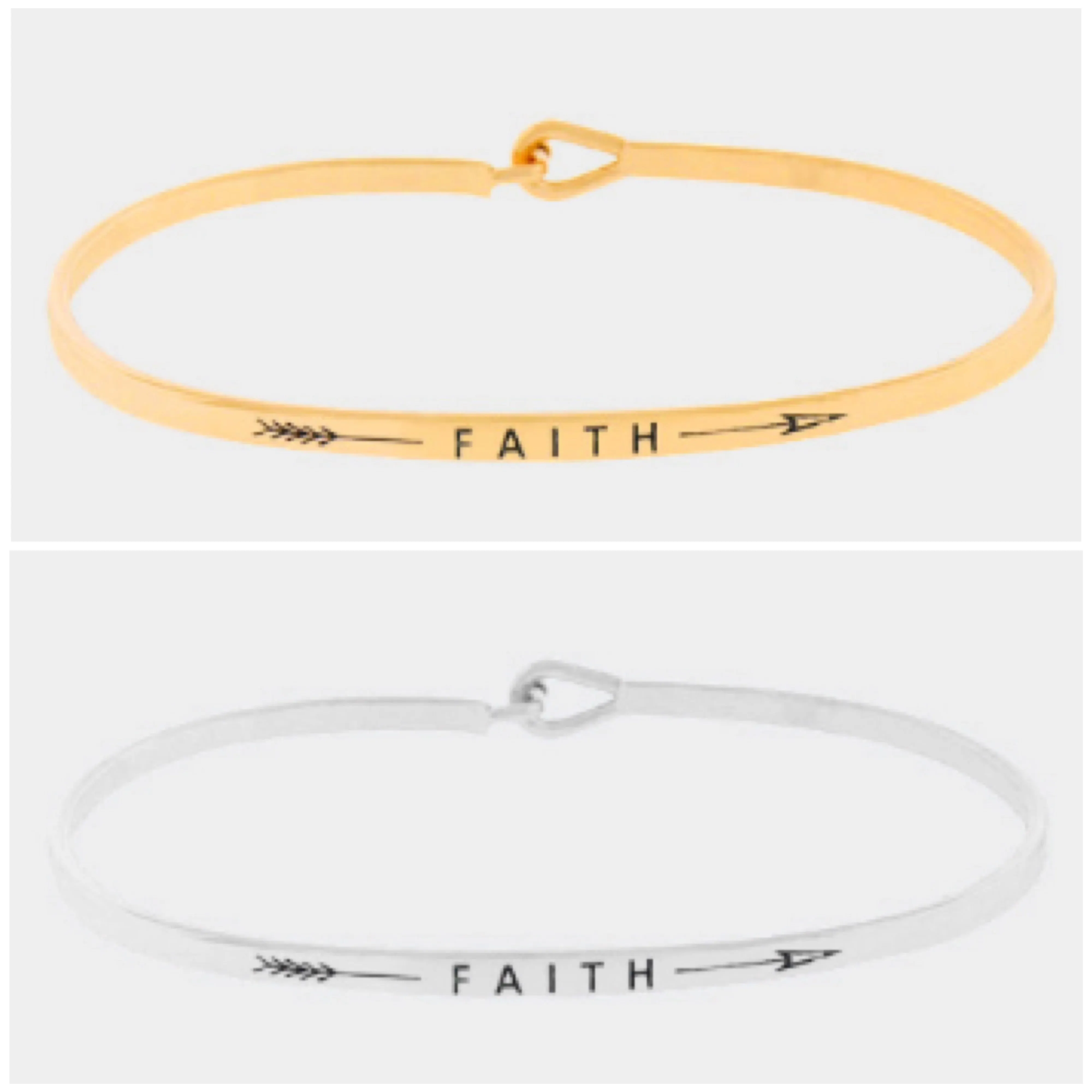 Faith Bangle Bracelet