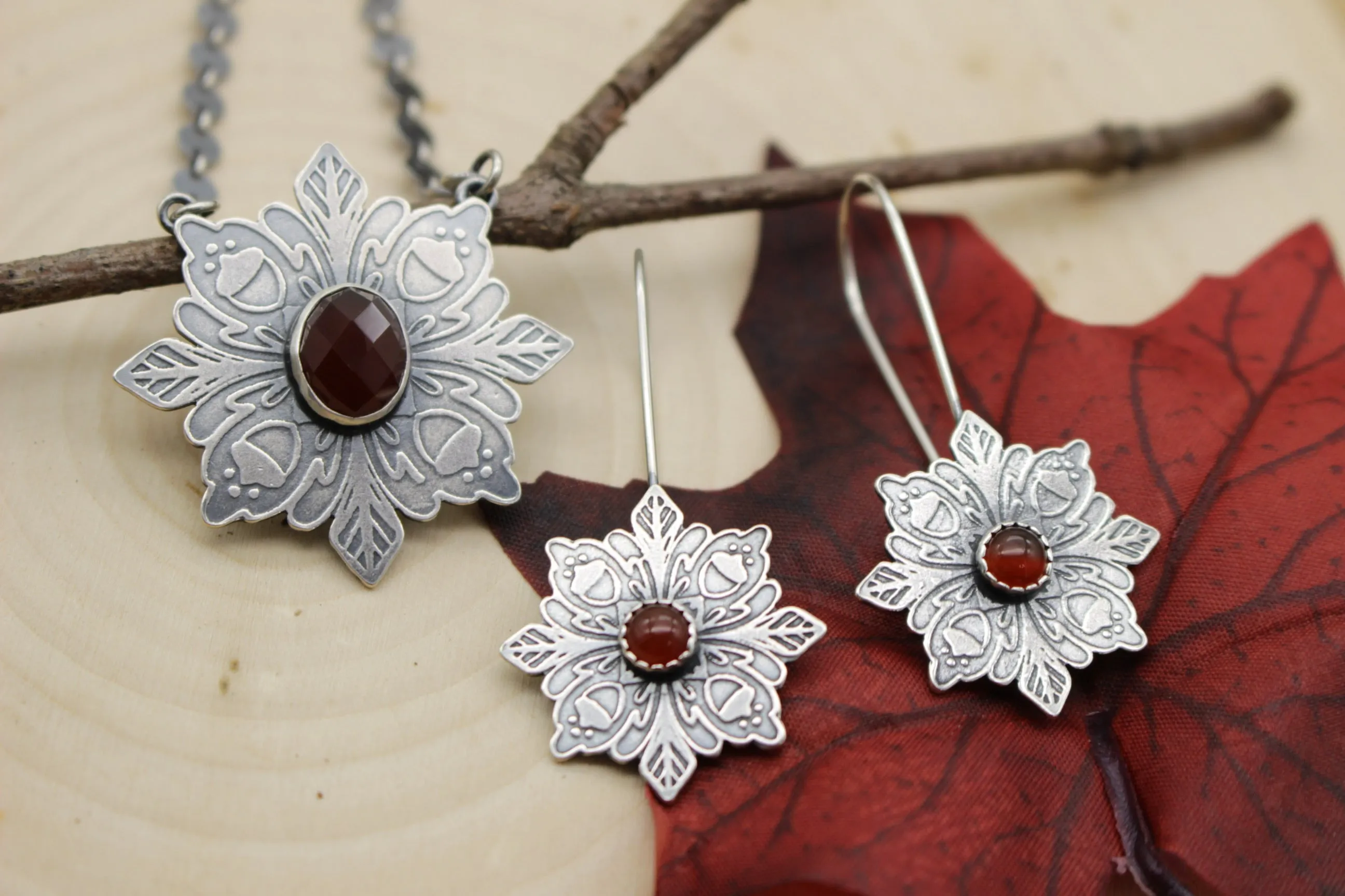 Falling for Autumn Hoop Earrings