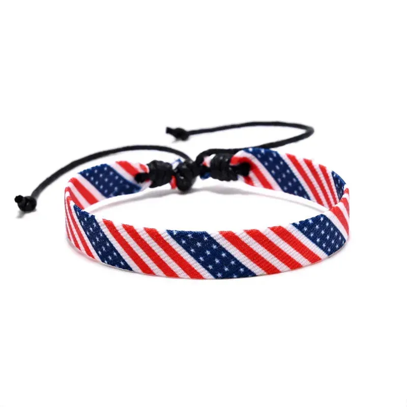 Fashion Weave Arabic Scarf Style Bracelet for Women Men Patterns Multicolor Hand Rope handband Ethnic Jewelry Gift