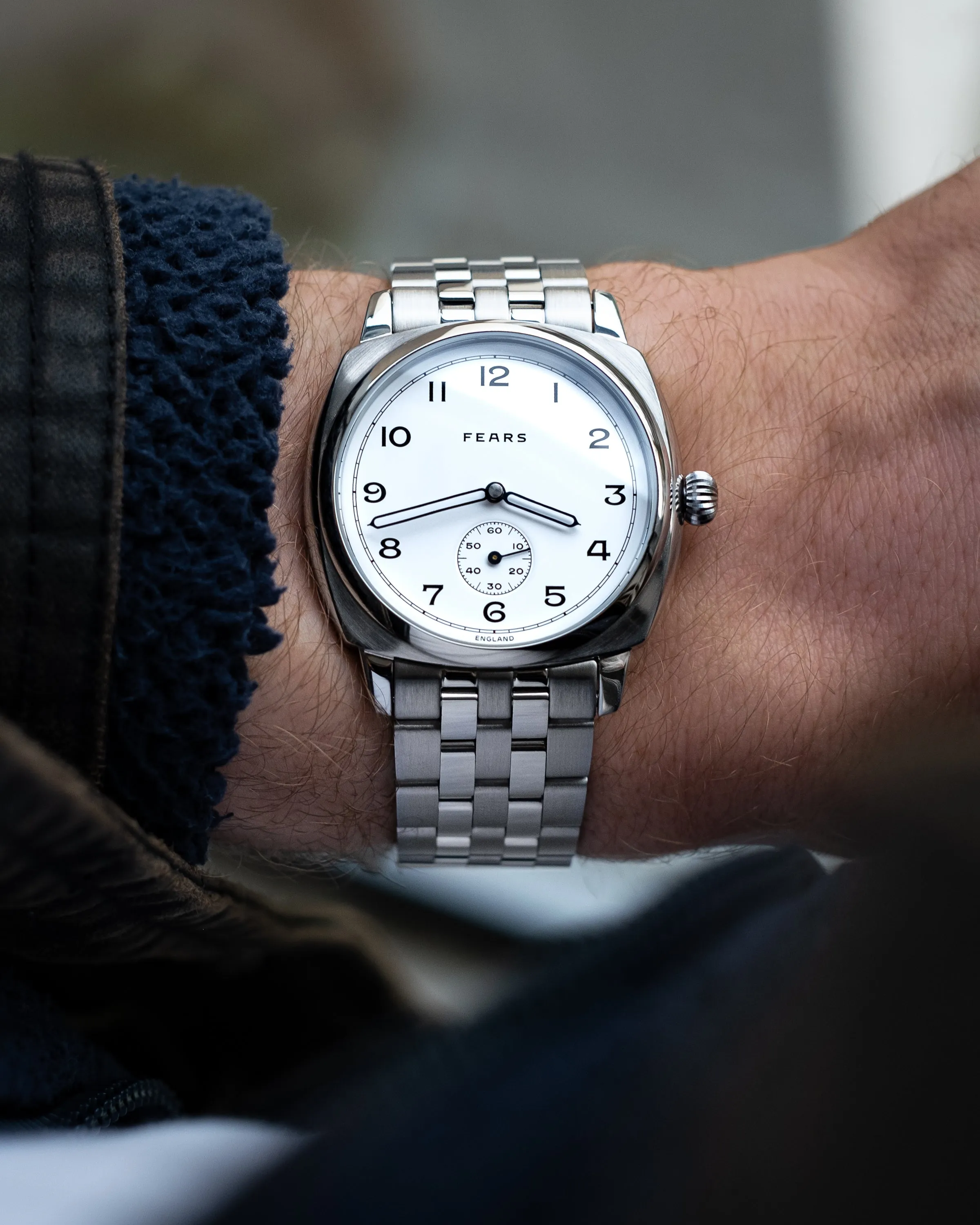 Fears Brunswick 38 Stainless Steel 5-Link Bracelet (In-stock - Ships Now)