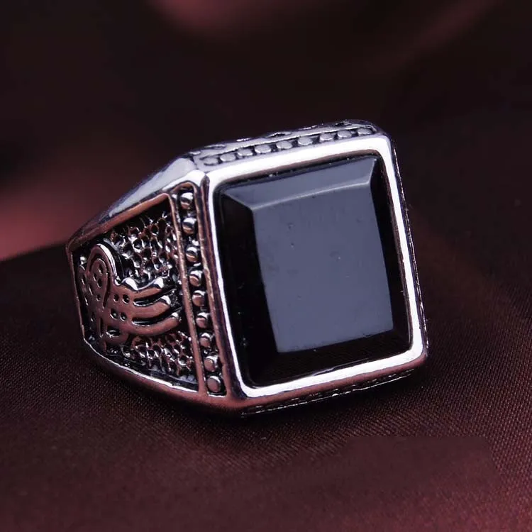 Fine Jewelry 925 Sterling Silver Turquoise Ring Gorgeous Lord Of The Rings For Men New Fashion Engagement Ring