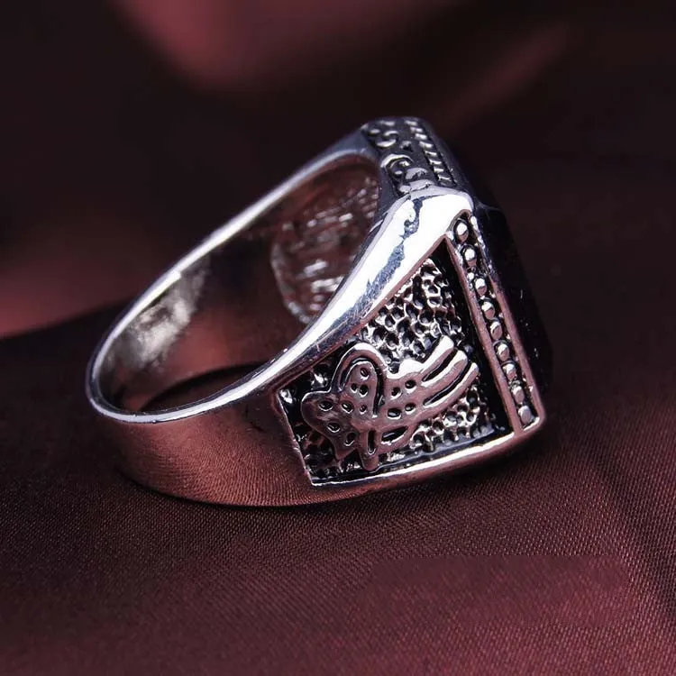 Fine Jewelry 925 Sterling Silver Turquoise Ring Gorgeous Lord Of The Rings For Men New Fashion Engagement Ring