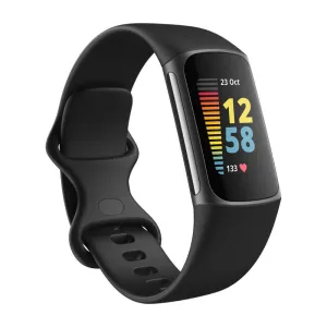 Fitbit Charge 5 Smart watch - Water-resistant: up to 50 m, Display Type: AMOLED, Battery capacity: 65 mAh