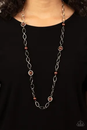 Fundamental Fashion Brown Paparazzi Necklace