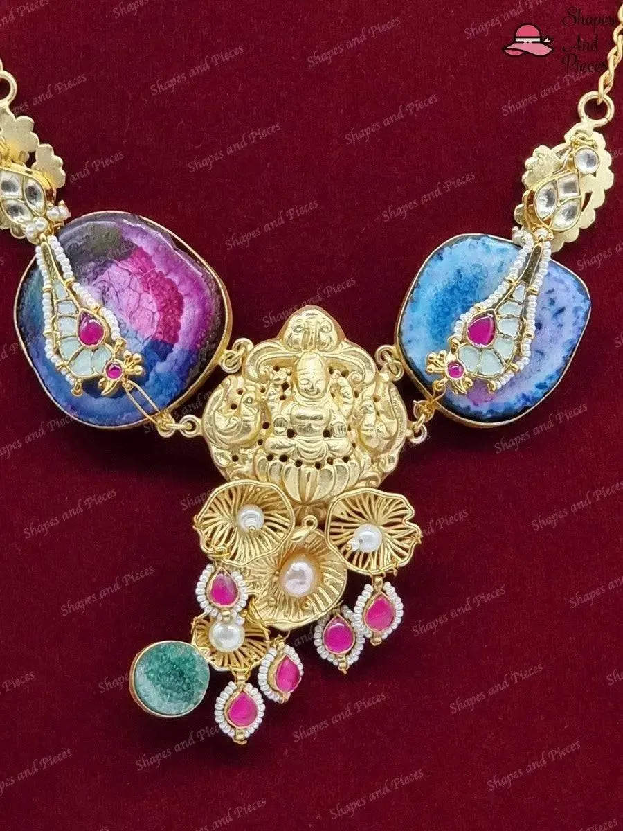 Fusion Temple Necklace Set