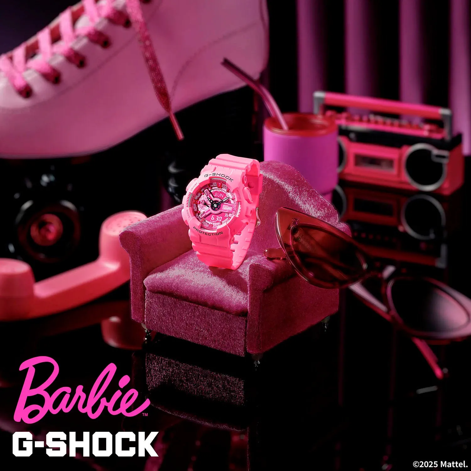G-Shock Analog-Digital Barbie Collection Quartz – GMAS110BE-4A