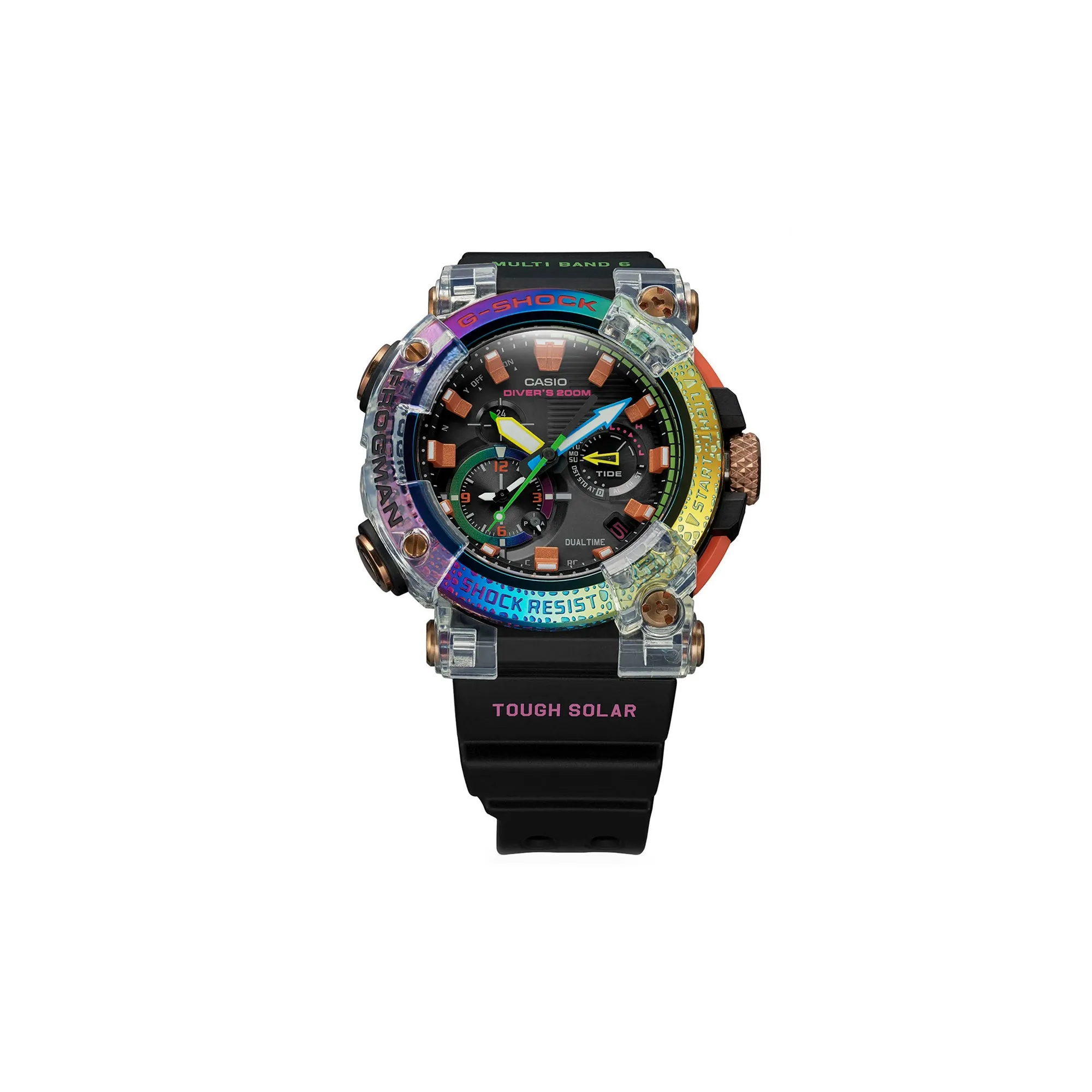 G-Shock Master Of G Frogman GWFA1000 in Rainbow