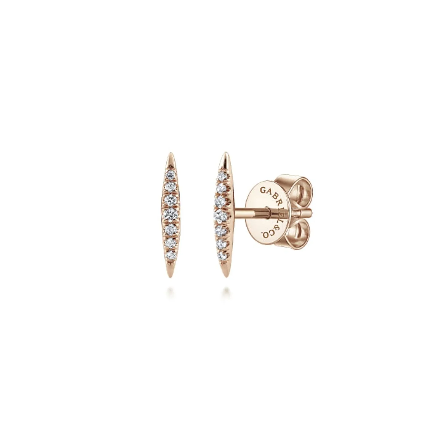 Gabriel & Co. Spiked Diamond Stud Earrings