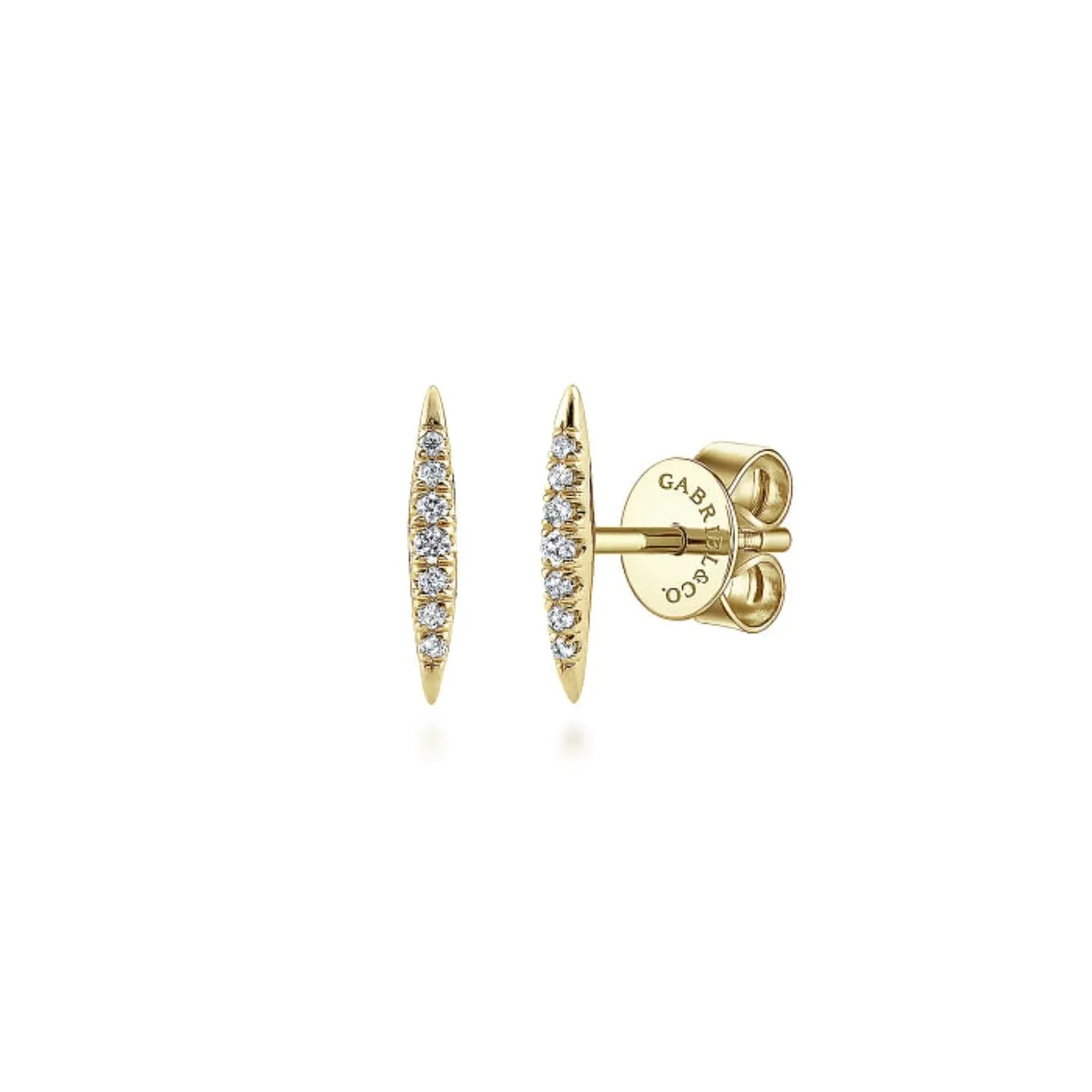 Gabriel & Co. Spiked Diamond Stud Earrings
