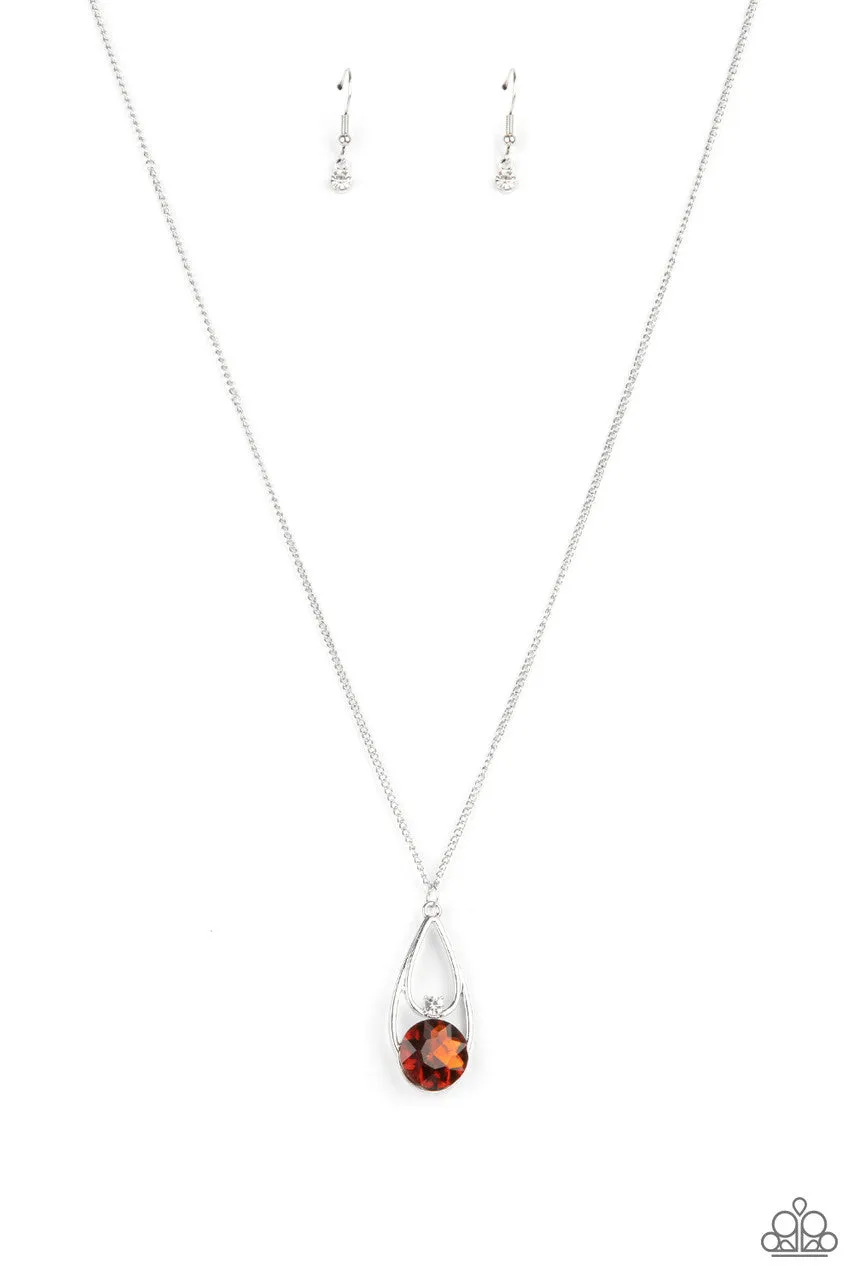 Gala Gleam Brown Paparazzi Necklace
