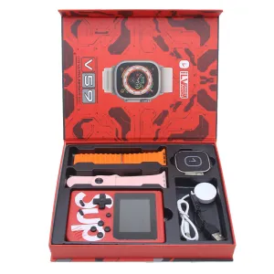 Game Console, Fitness Tracker - V59 Ultra Smart Watch Gift Set