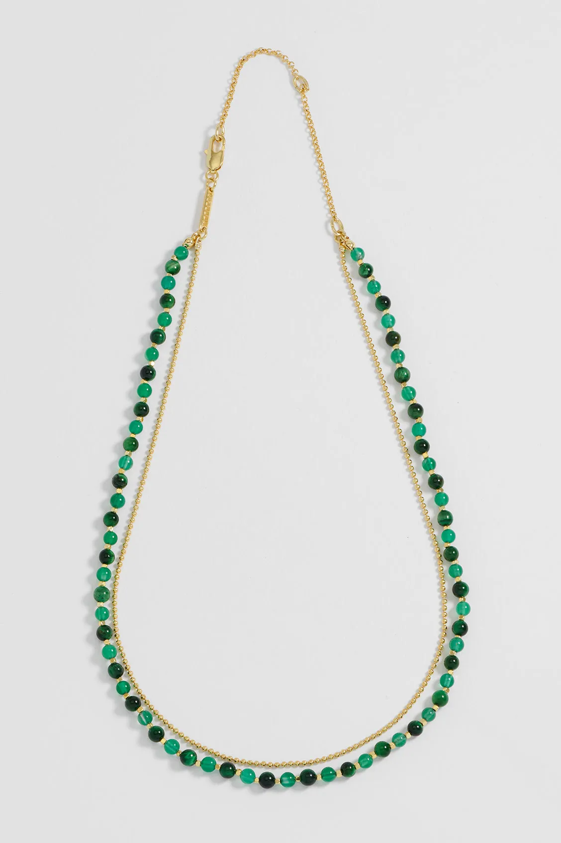 Gemstone Duo Necklace