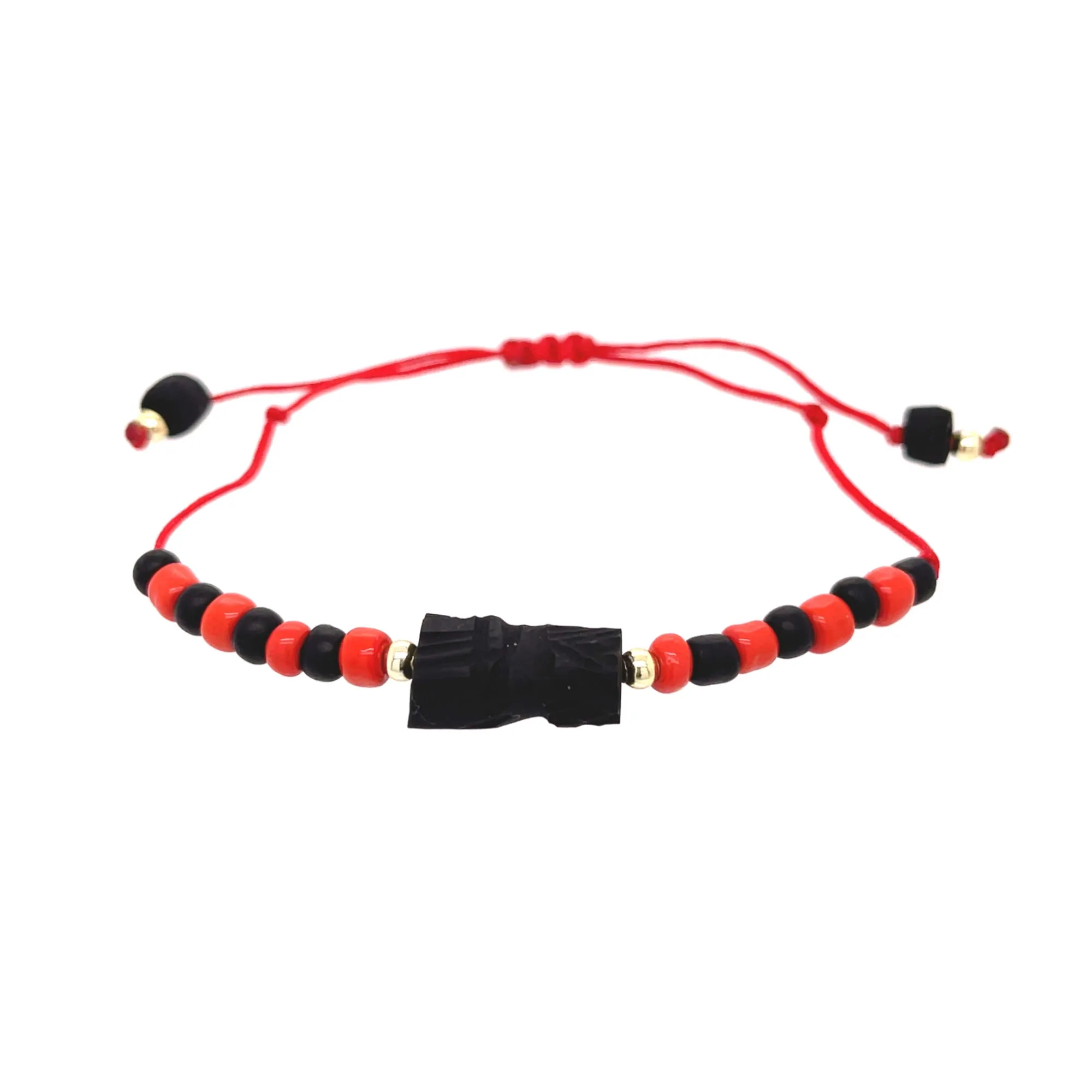 Genuine Azabache Fist Red Rope Evil Eye Bracelet for Adult protection