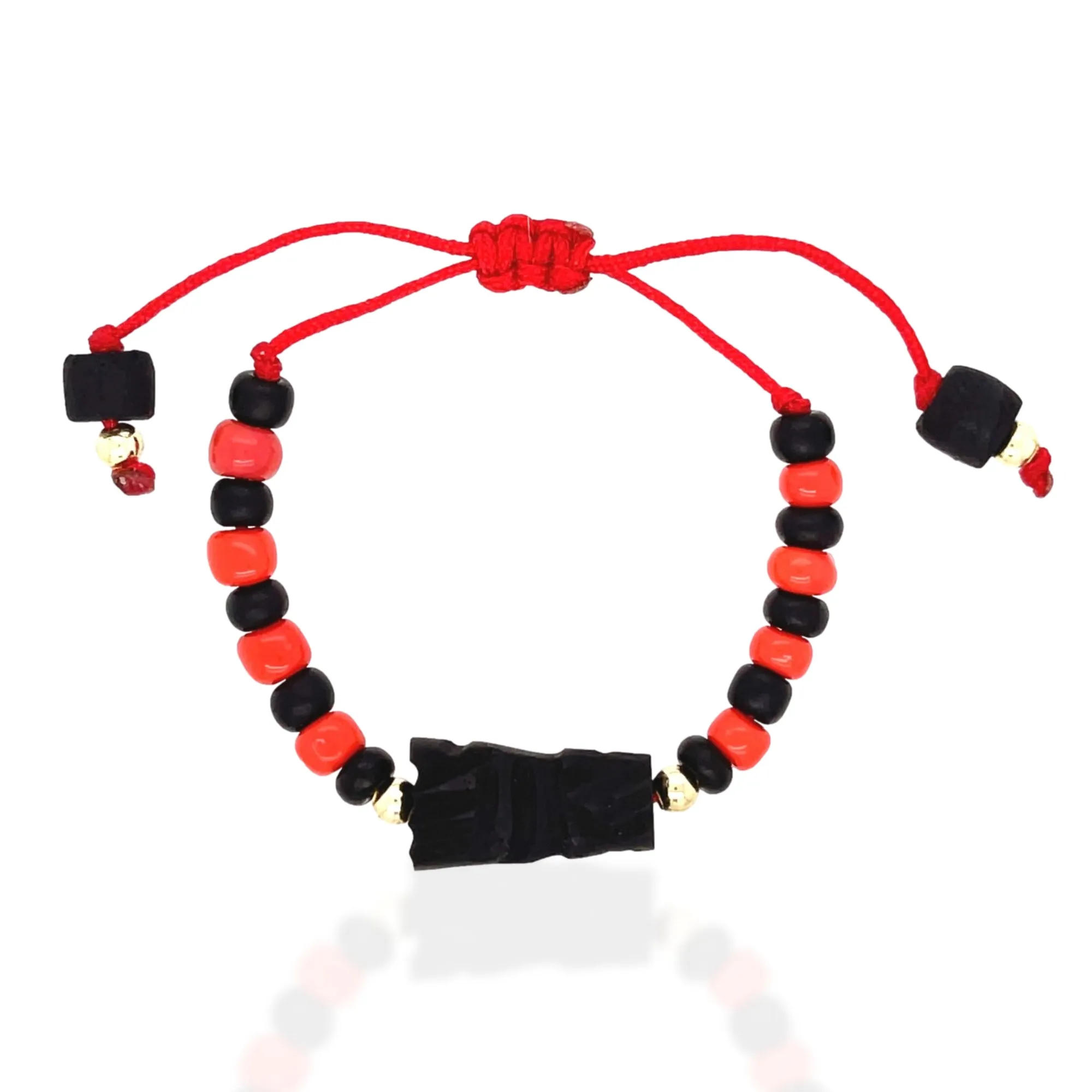 Genuine Azabache Fist Red Rope Evil Eye Bracelet for Adult protection