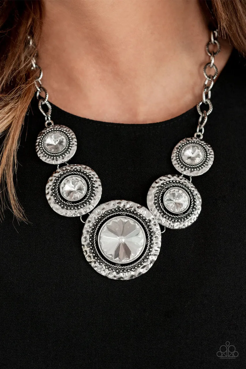 Global Glamour White Paparazzi Necklace
