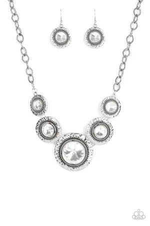 Global Glamour White Paparazzi Necklace