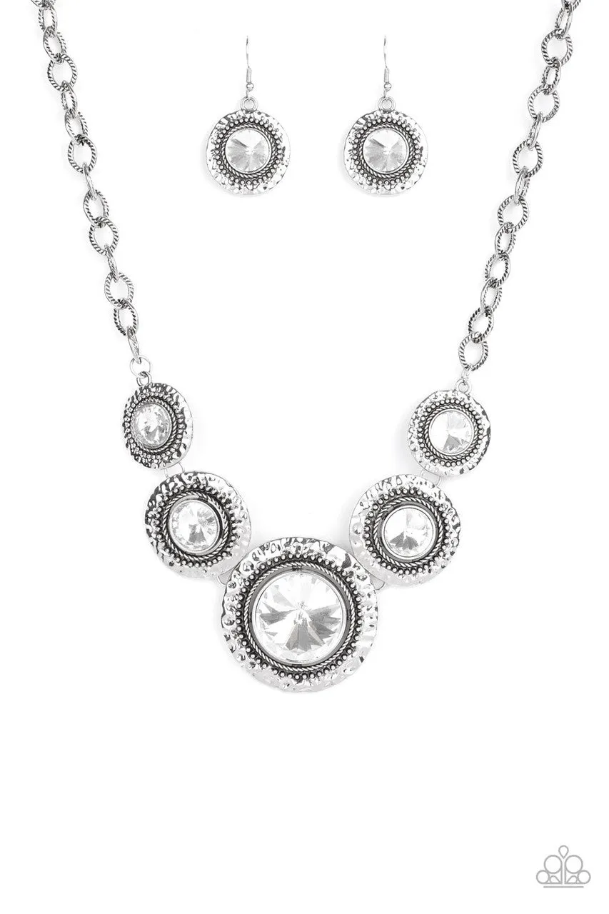 Global Glamour White Paparazzi Necklace