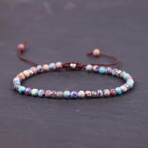 Grounding Positive Energy Natural Japser Stone Bracelet