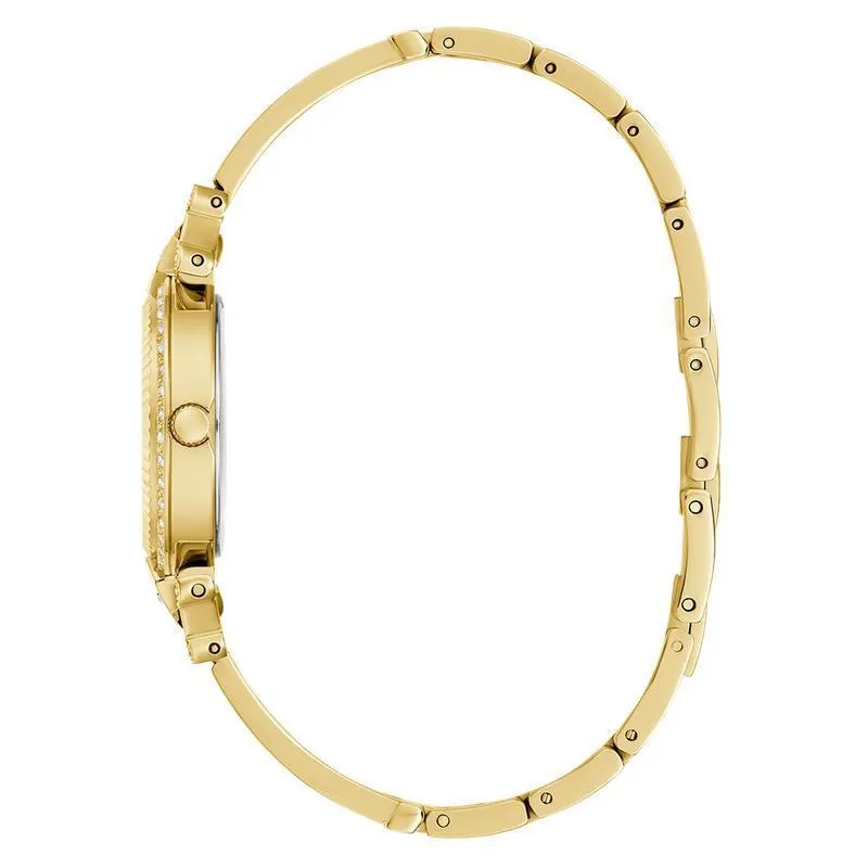 Guess Ladies Gold Tone Analog Watch