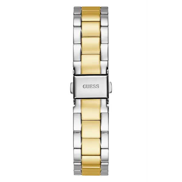 Guess Luna Two-tone Stainless Steel Green Dial Quartz Watch for Ladies - GW0308L5