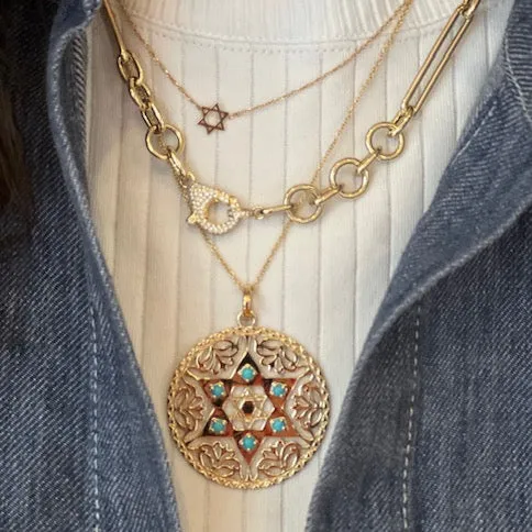 Hannah Star of David Necklace