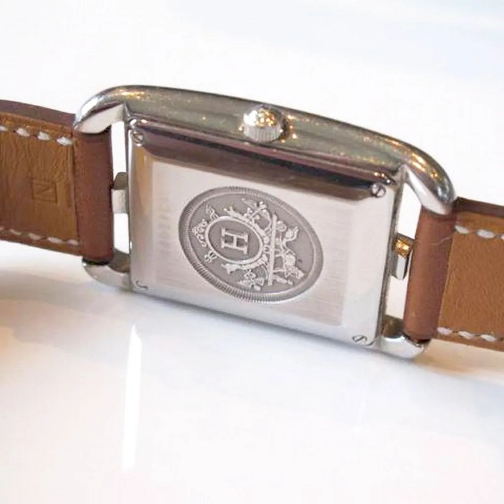 Hermes 2004 Barenia "Double Tour Automatic Cape Cod 29 mm" Watch, Mint in Box!