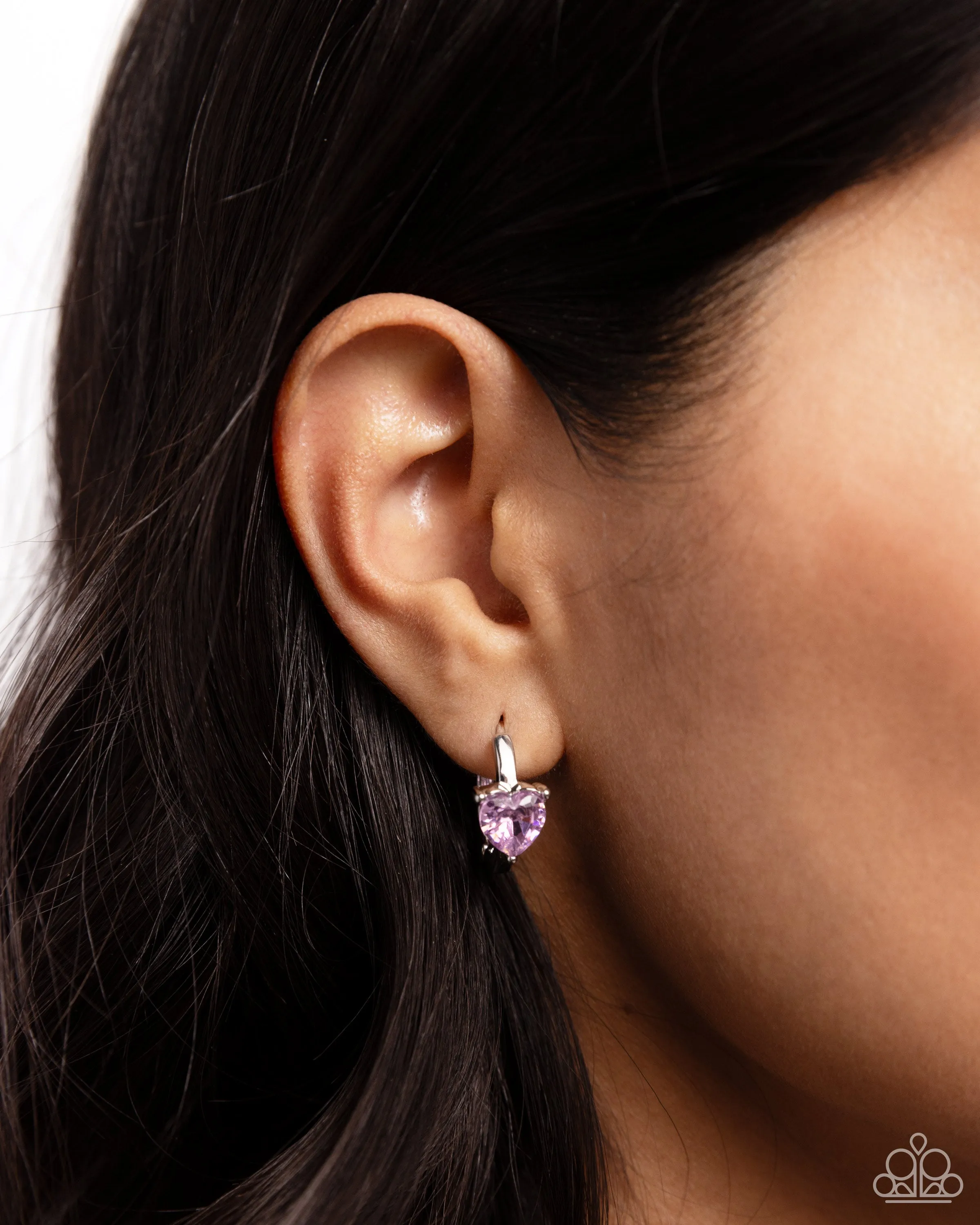 High Nobility Pink Hoop Earrings Paparazzi