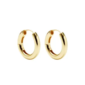 Hinge Hoops in Gold