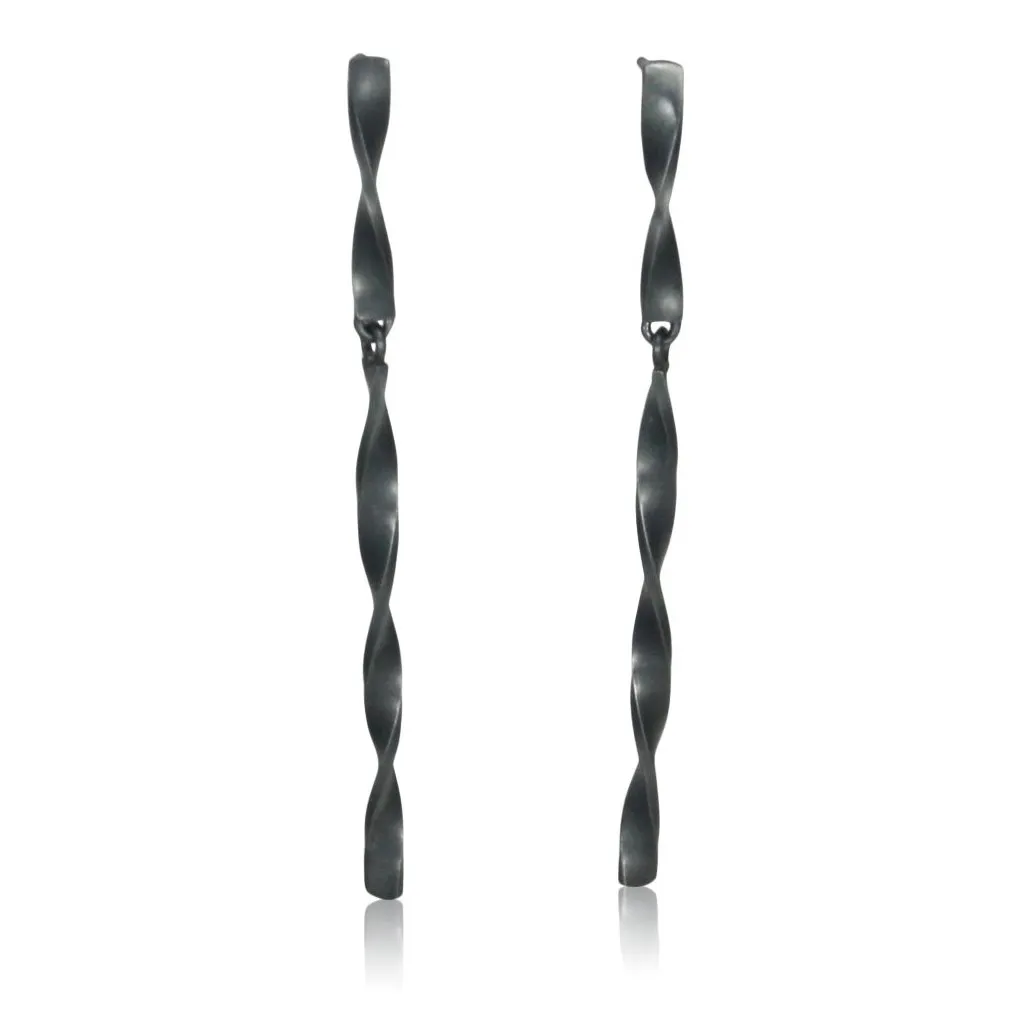 hinged twist earrings