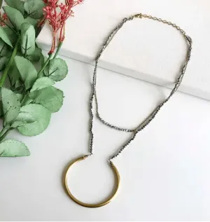 Hoboken Horseshoe Necklace