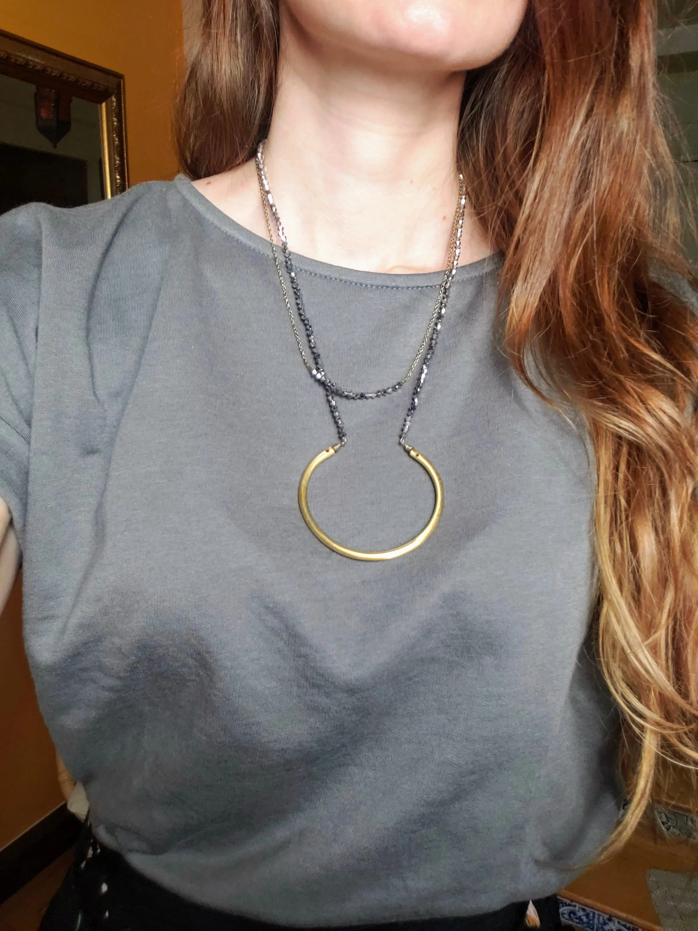 Hoboken Horseshoe Necklace