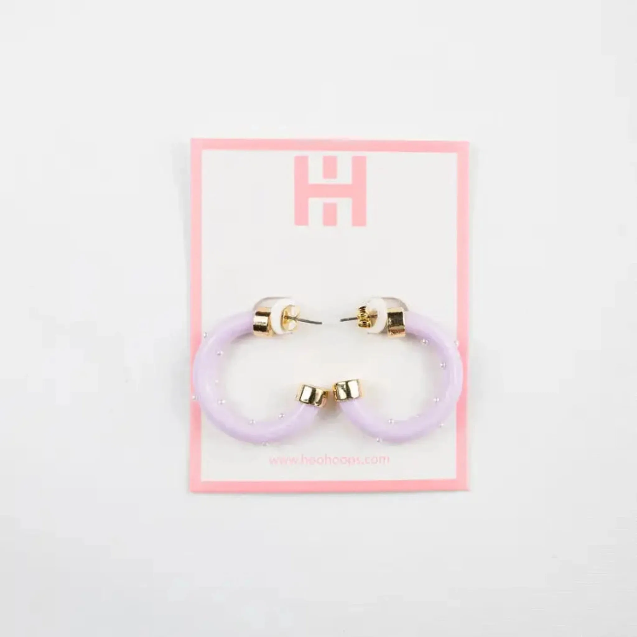 Hoo Hoop Minis, Lavender with Pearls
