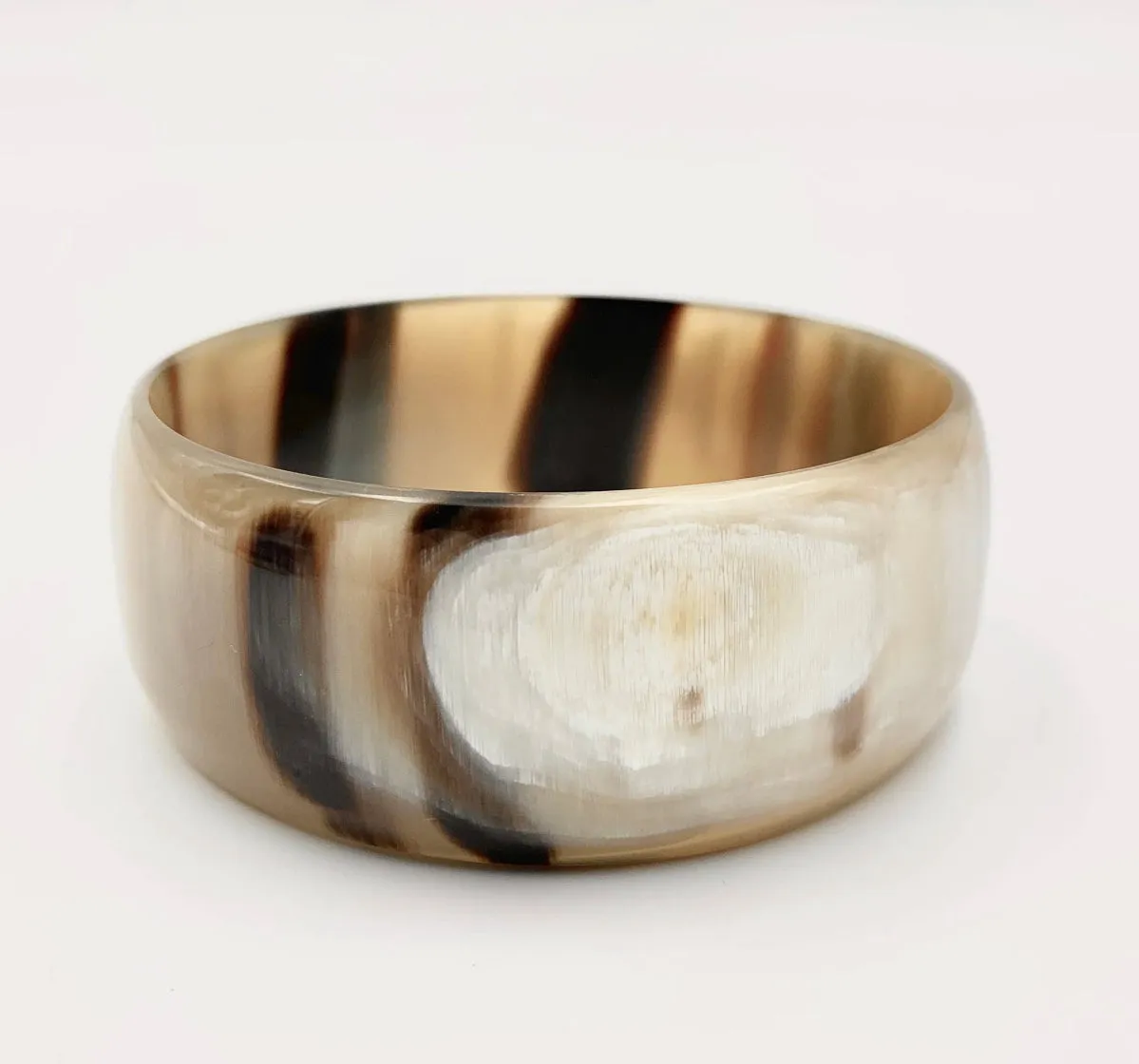 Horn Bangle Bracelet -Wide