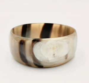 Horn Bangle Bracelet -Wide