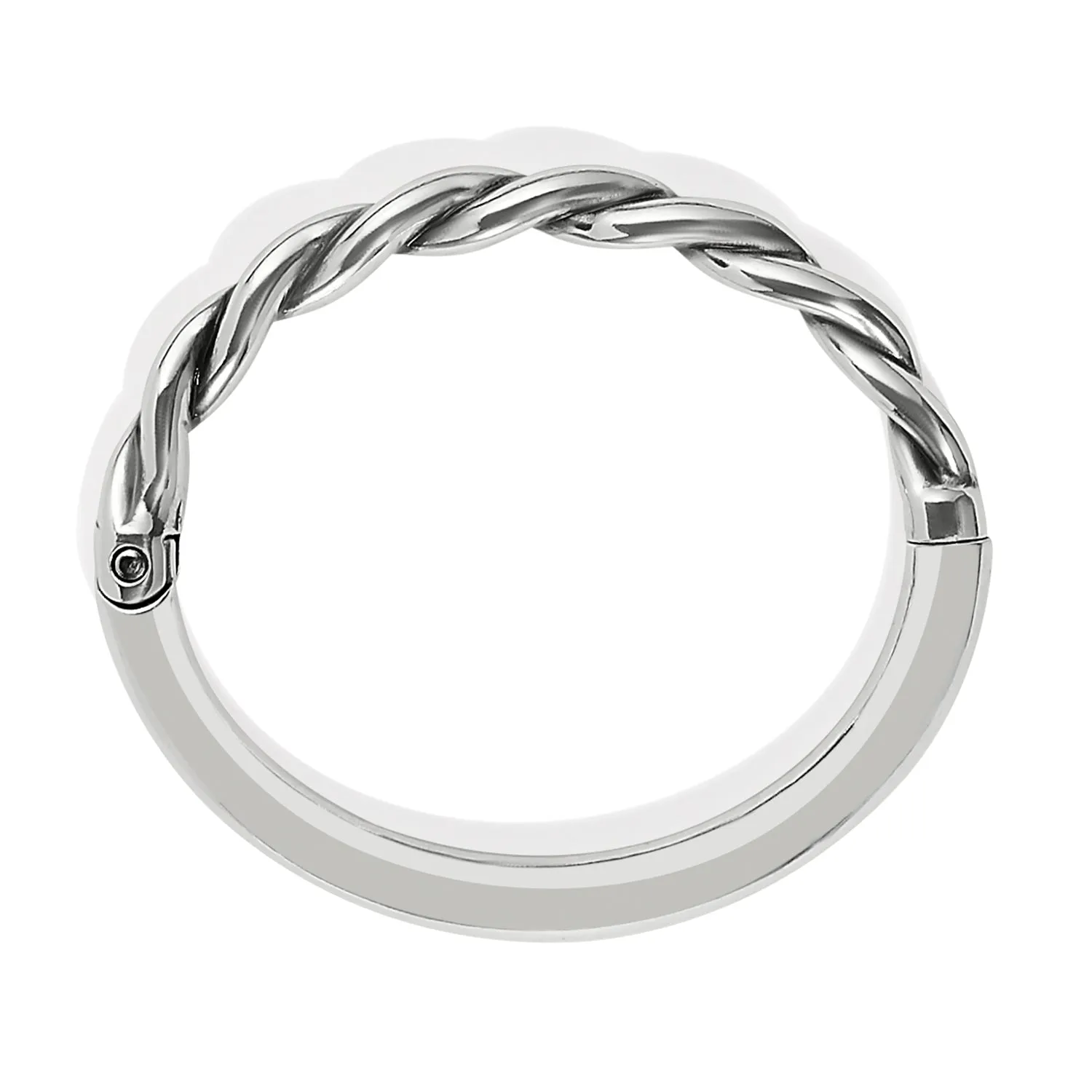 Interlok Twist Hinged Bangle - JF0098