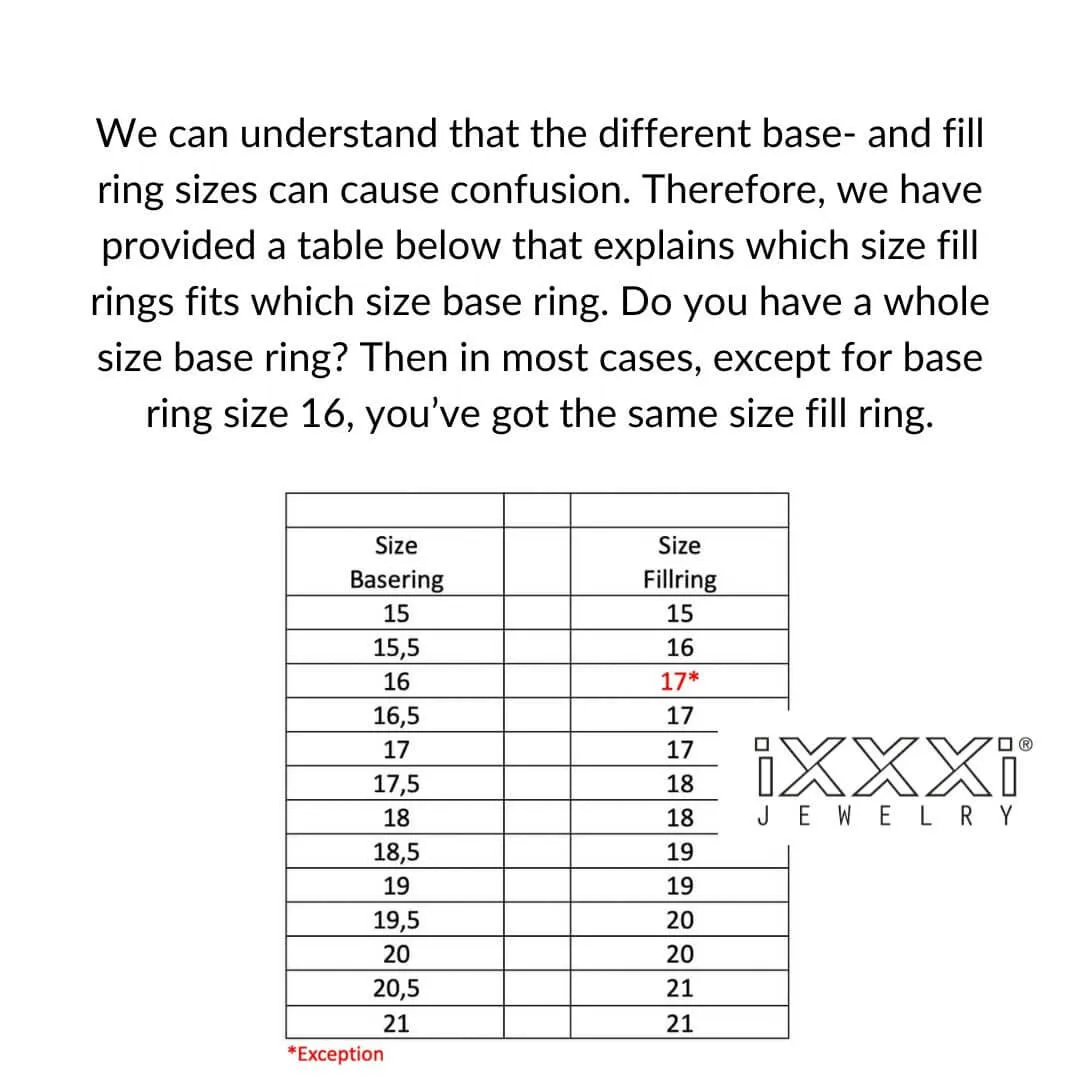 iXXXi Chunky Full Combined Ring - Style 110