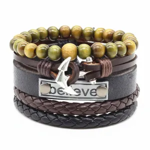 Jameson Leather Bracelets Set