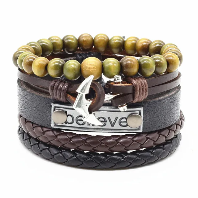 Jameson Leather Bracelets Set