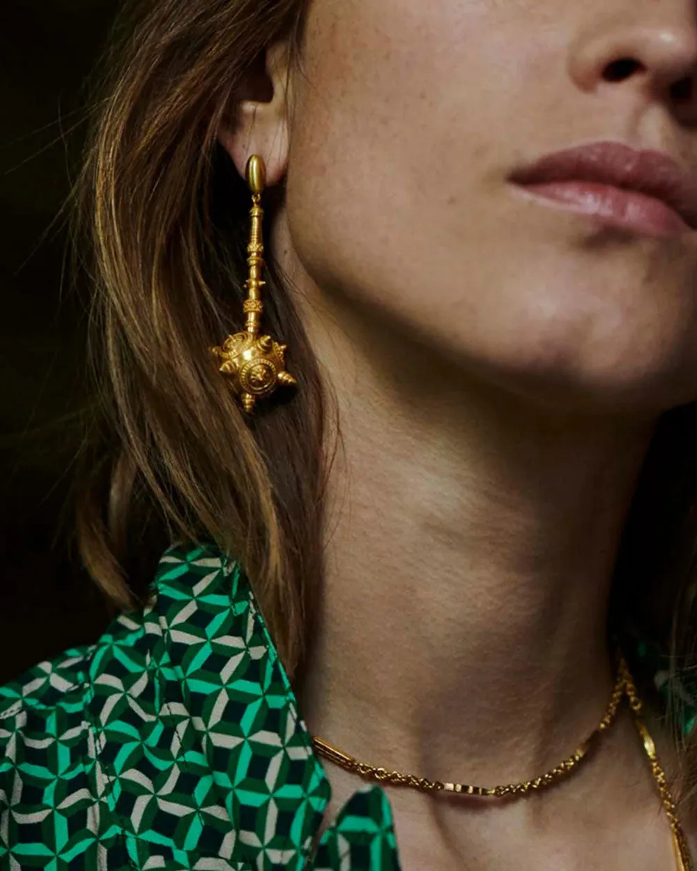 Jodha Bai Spirit Spiked Earrings