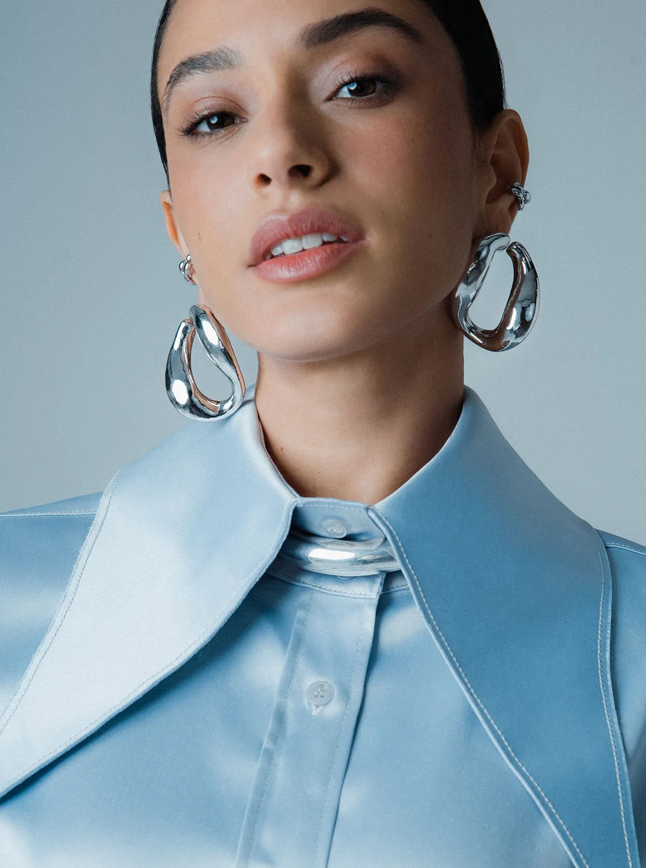 Kim K - Chunky Chain Hoops