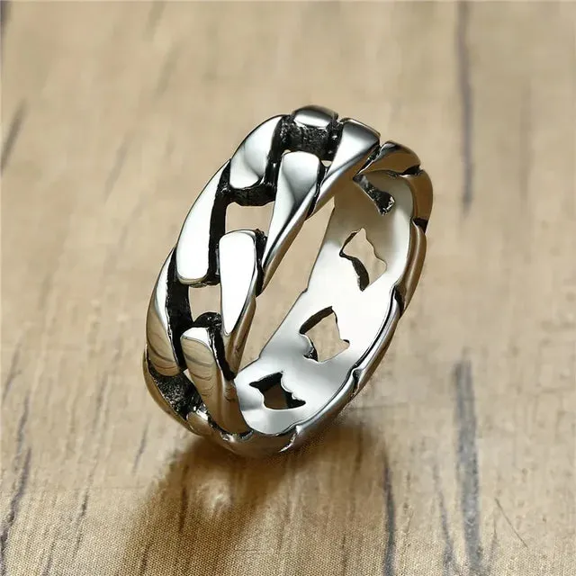 Kreative Punk Vintage Ringe für Männer