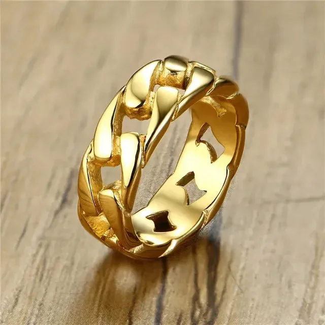 Kreative Punk Vintage Ringe für Männer