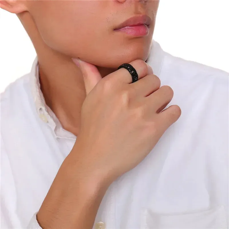 Kreative Punk Vintage Ringe für Männer